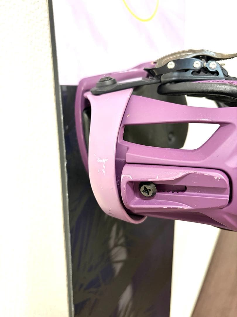 【Ｋ】SALOMON LOTUS スノーボード バインディング　パープル