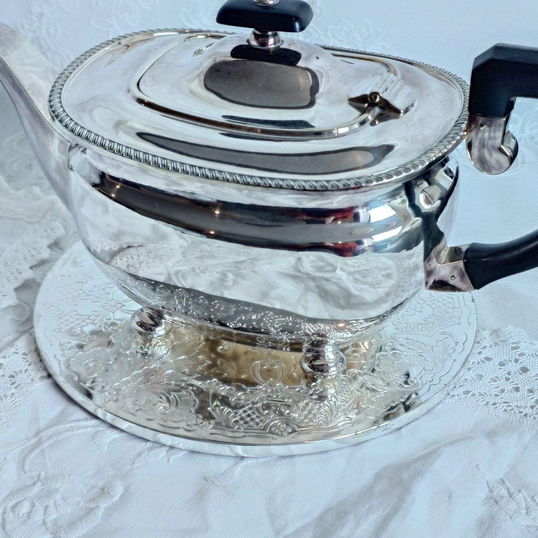 イギリス　アンティーク　ティーポットスタンド　トリベット　プレイスマット