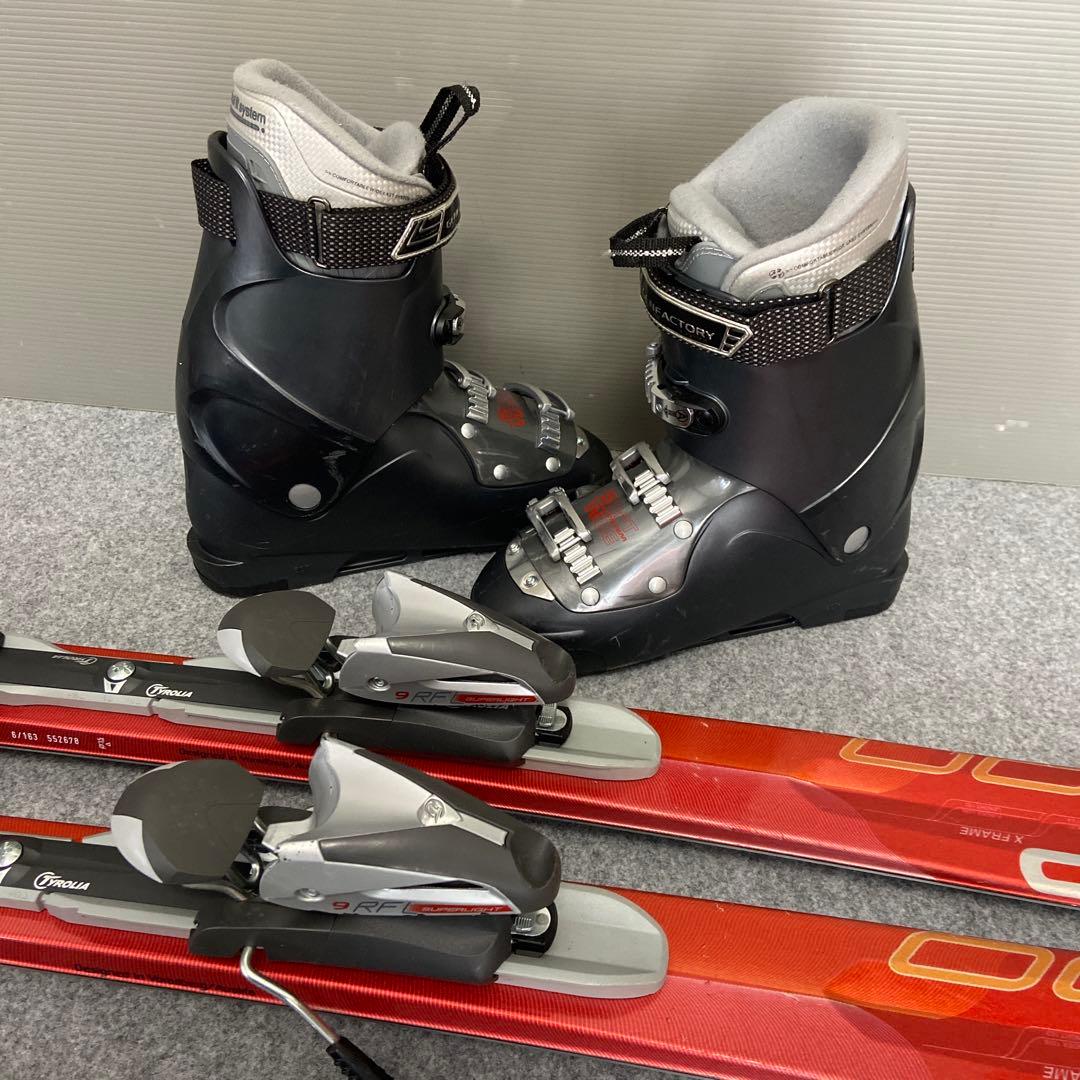 ★メンテ済 大人スキーセット 板HEAD163cm ブーツ26-26.5cm