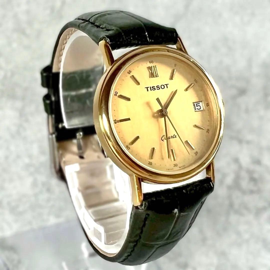 TISSOT ティソ クォーツ 腕時計 ゴールド C260 メンズ 稼働