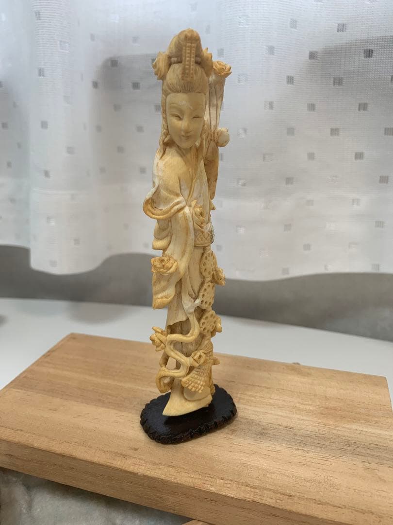 極上 細彫 弁財天 仏像 重さ76g 送料込み