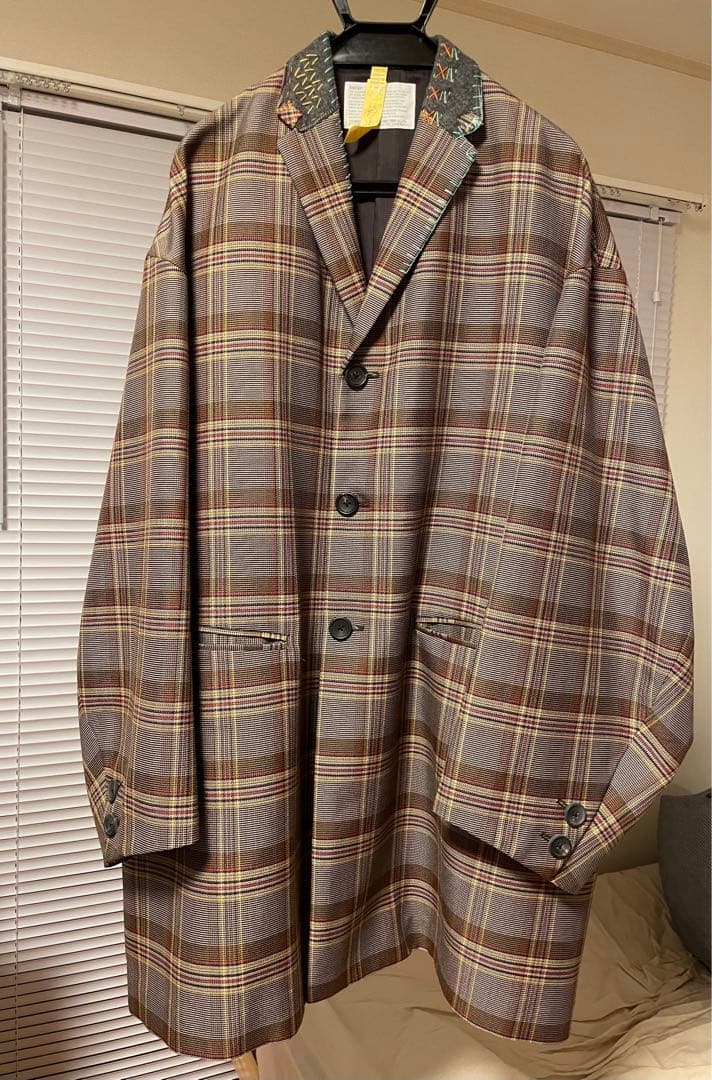 kolor 20ss コート　オーバーサイズ　コート　ブラウンベージュ　1