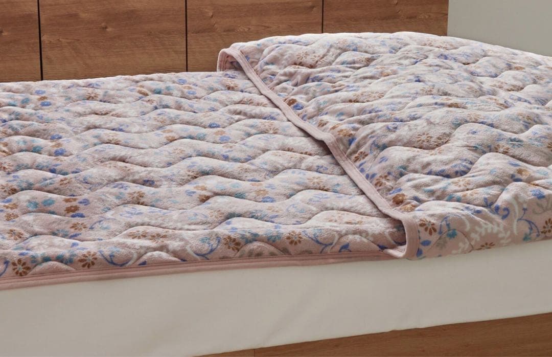 【モリリン】トリプルリッチ 凄暖 足元ポケット付 敷きパッド ●セミダブル