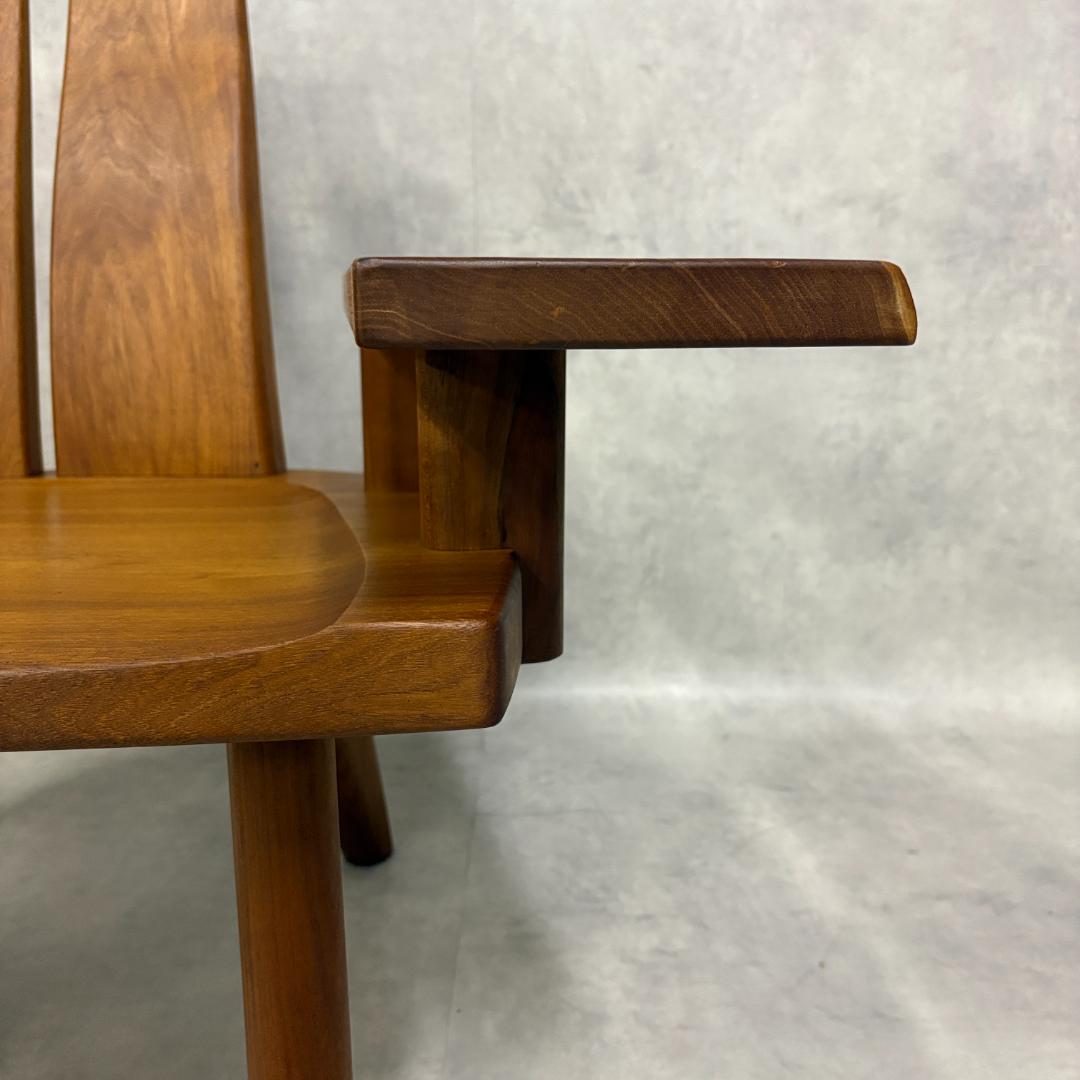 北欧　ラウンジチェア　無垢材【1脚】C