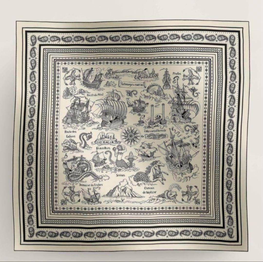 HERMES カレジェアン 140 カシシル　船乗りのタトゥー