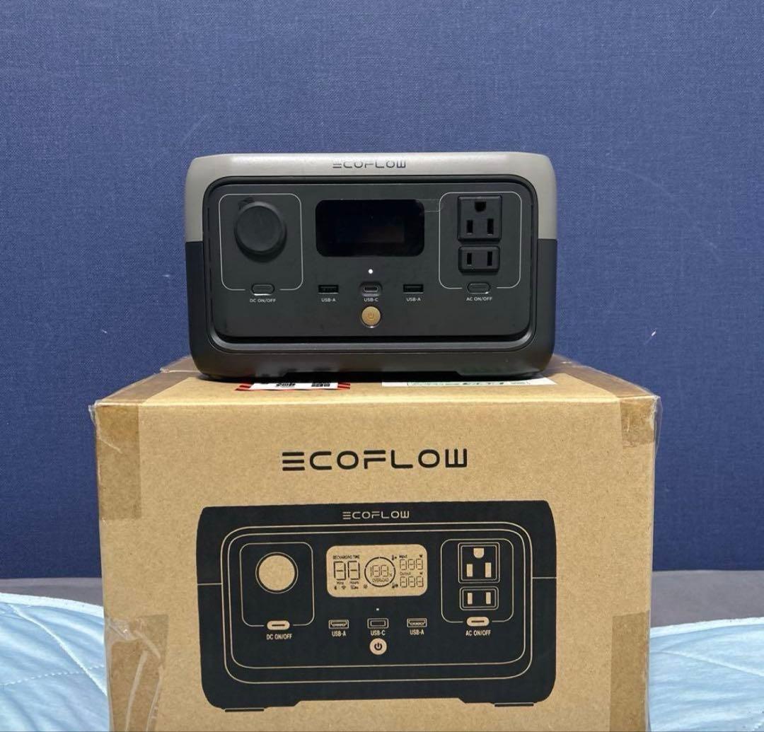 ECOFLOW ポータブル電源 グレー/ブラック