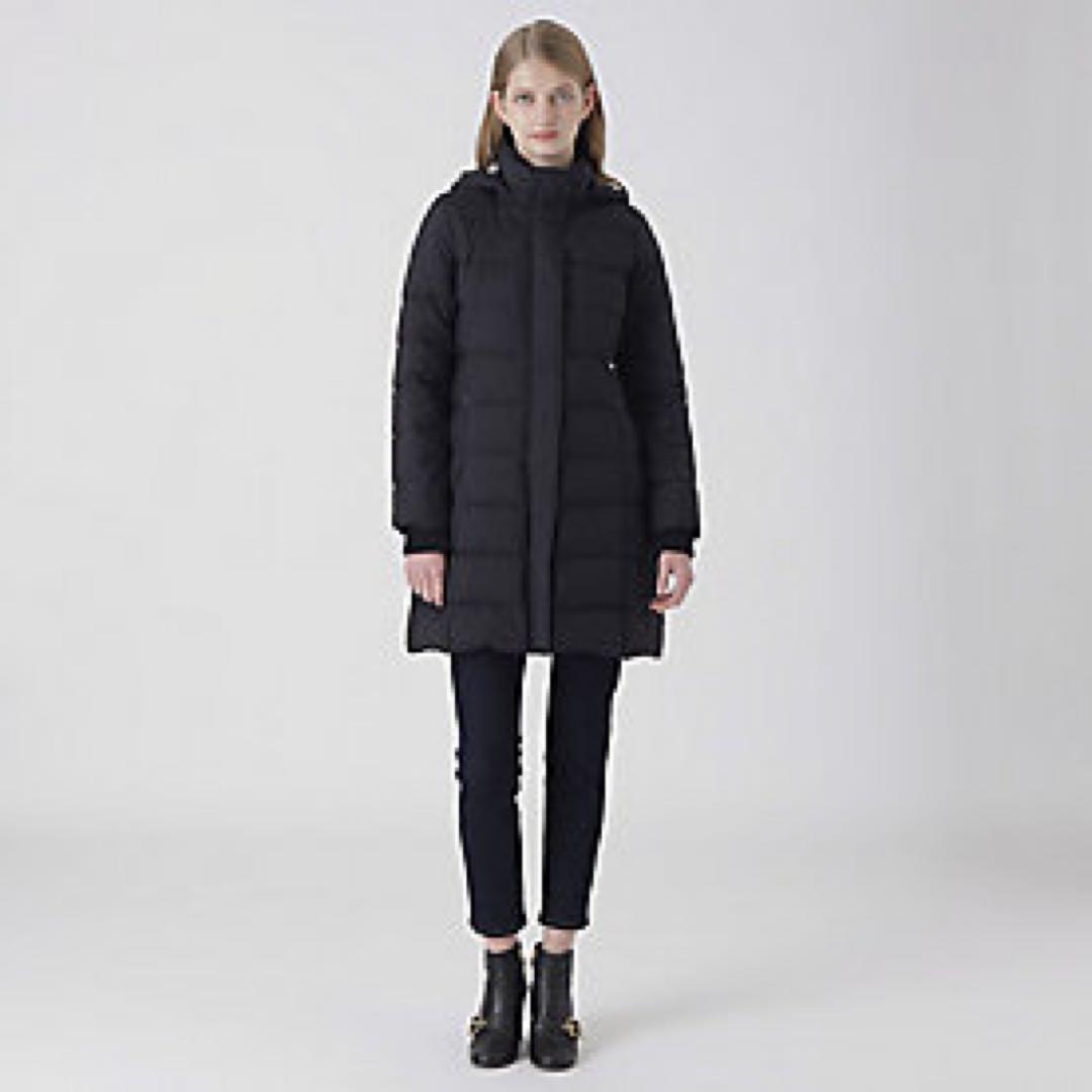 BLUE LABEL CRESTBIREDGEロングダウンコート ネイビー 36