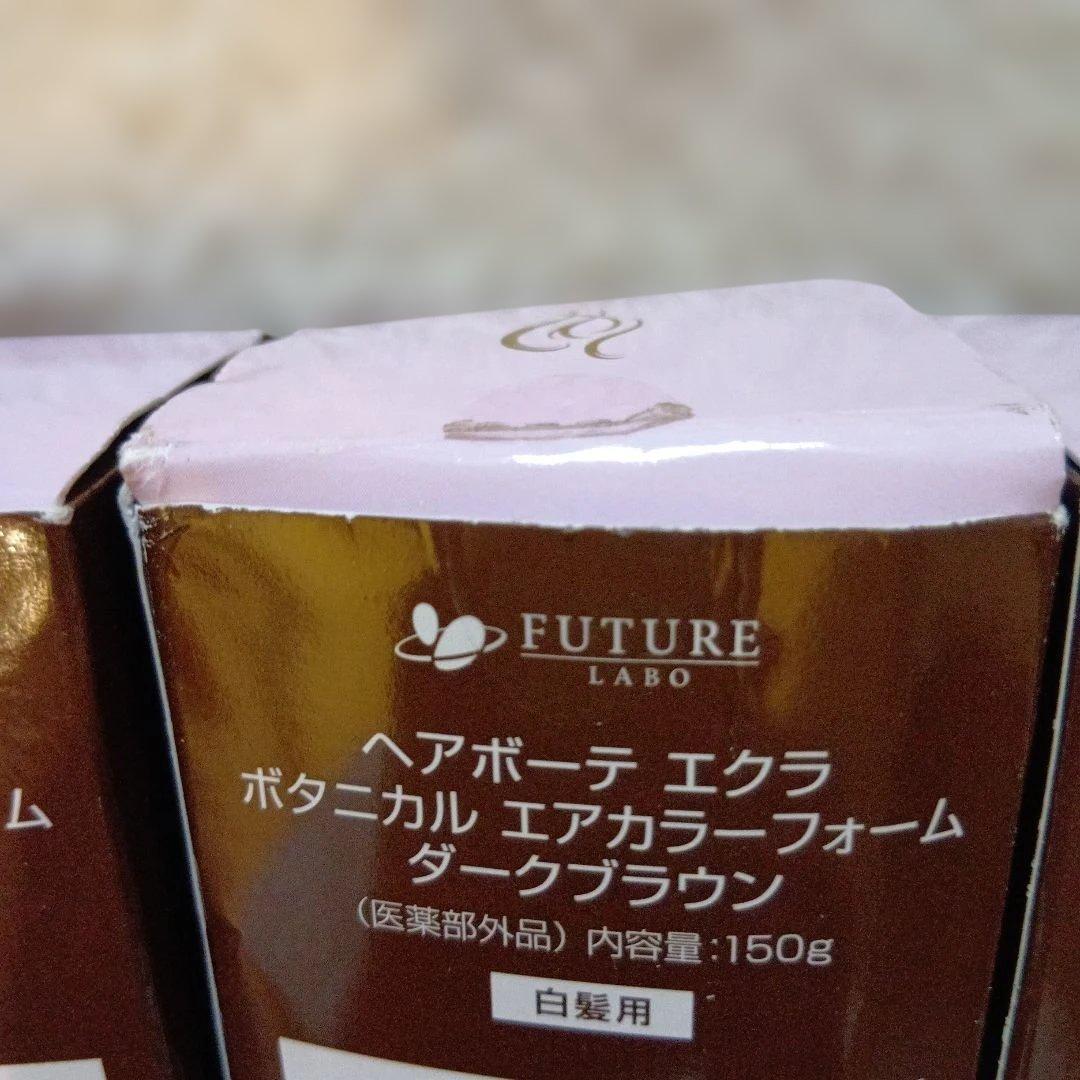 ヘアボーテ　エクラ　エアカラー ダークブラウン 150g 　3本セット