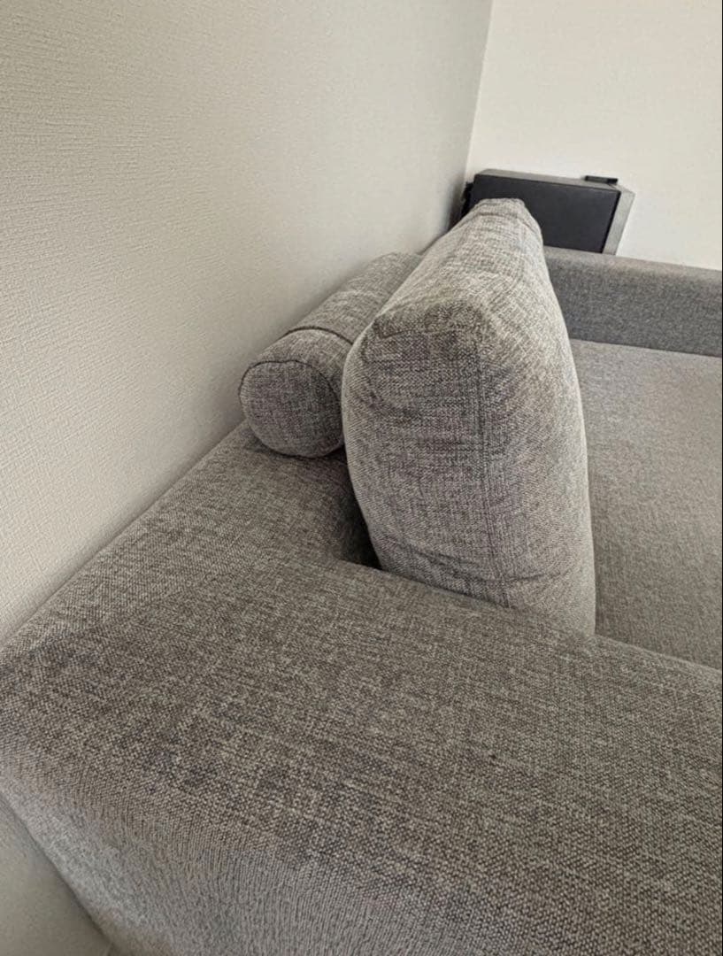 LIVING HOUSE】当時の価格30万・カバリングソファ・羽毛・2.5人用