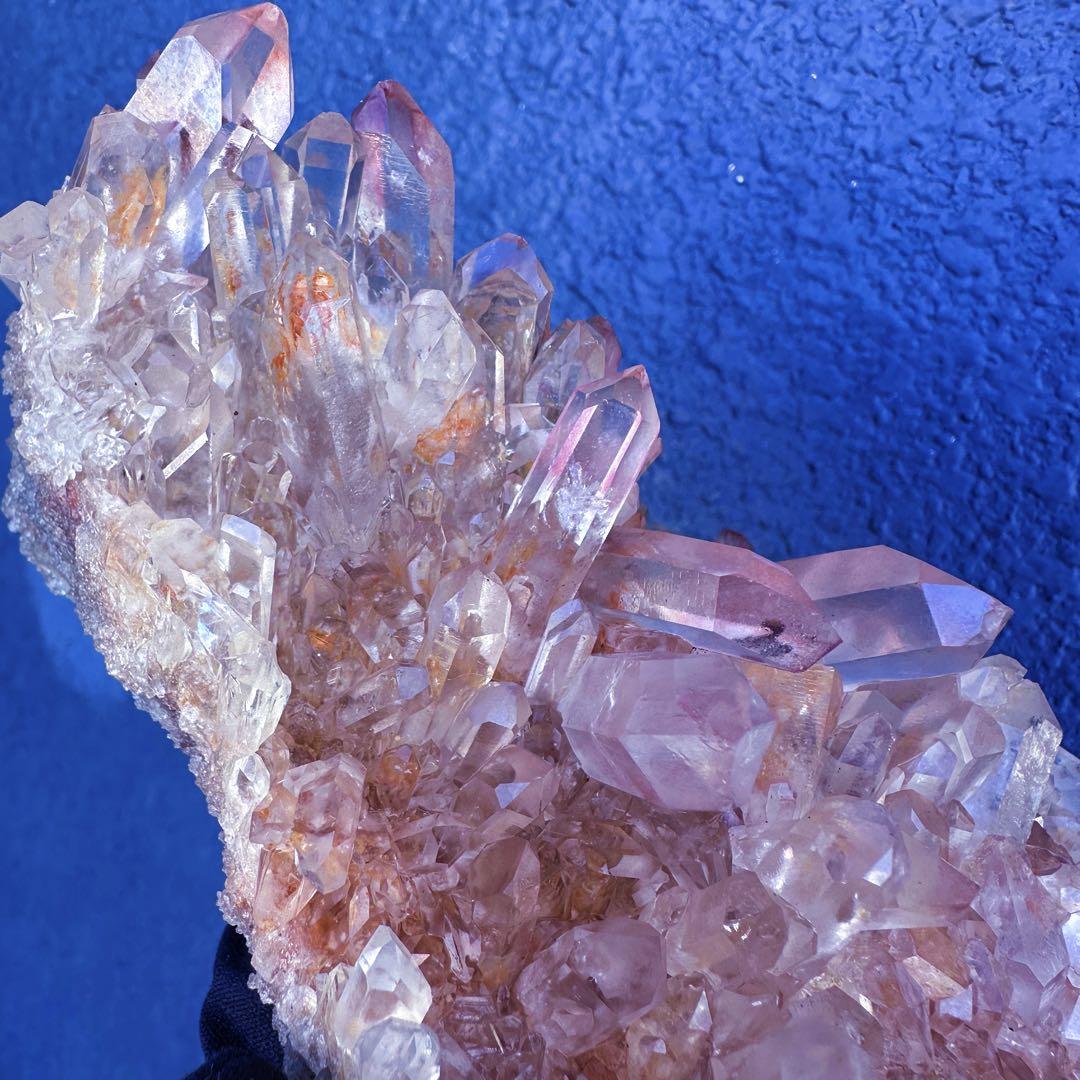 爆レア❗️浄化❗️超綺麗♡超強いパワー ピンク ヒマラヤ クラスター天然石A1446