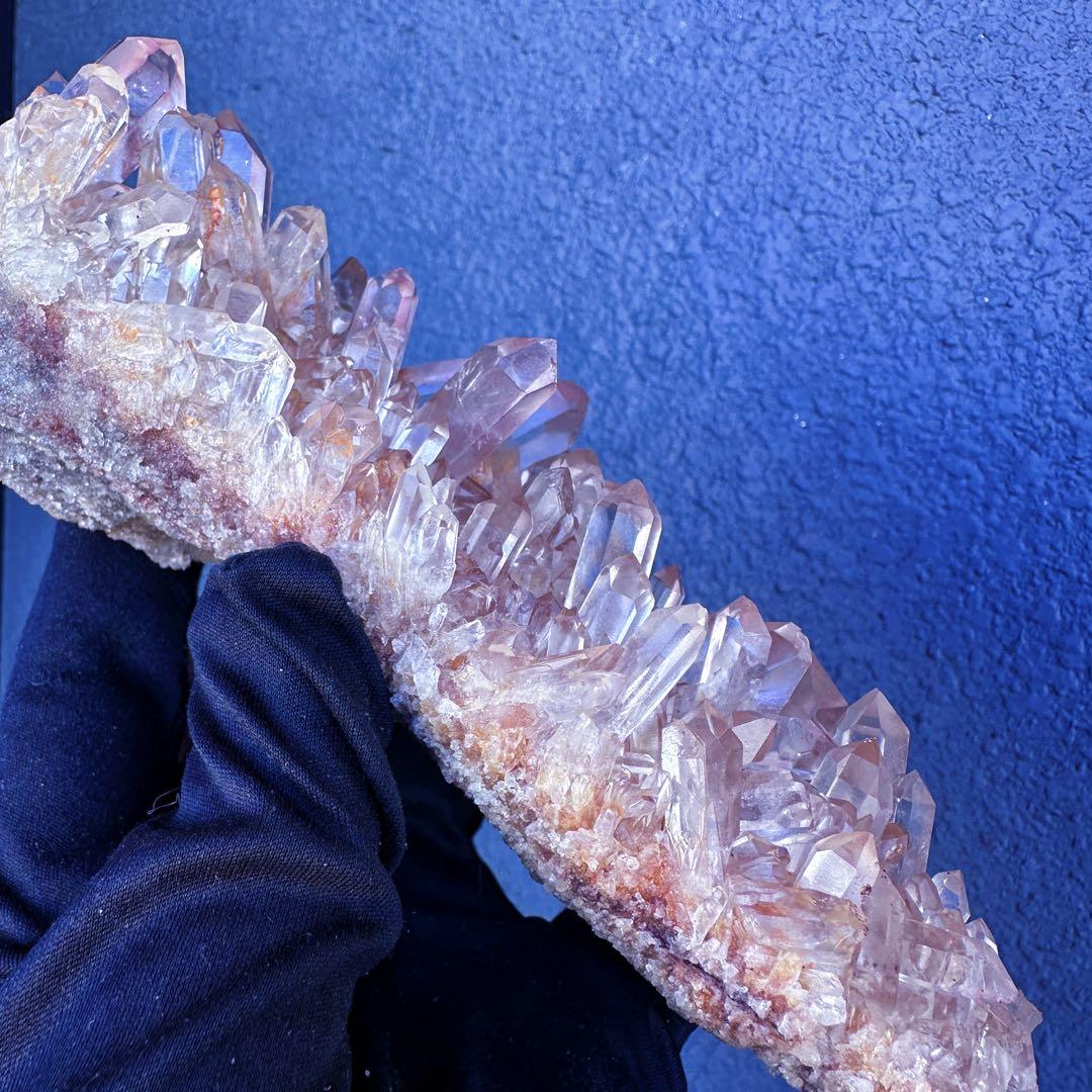 爆レア❗️浄化❗️超綺麗♡超強いパワー ピンク ヒマラヤ クラスター天然石A1446