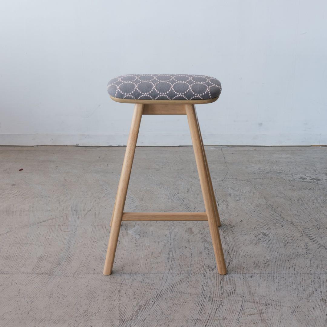 キッチンスツールNA H630＋ミナ ペルホネン　タンバリン