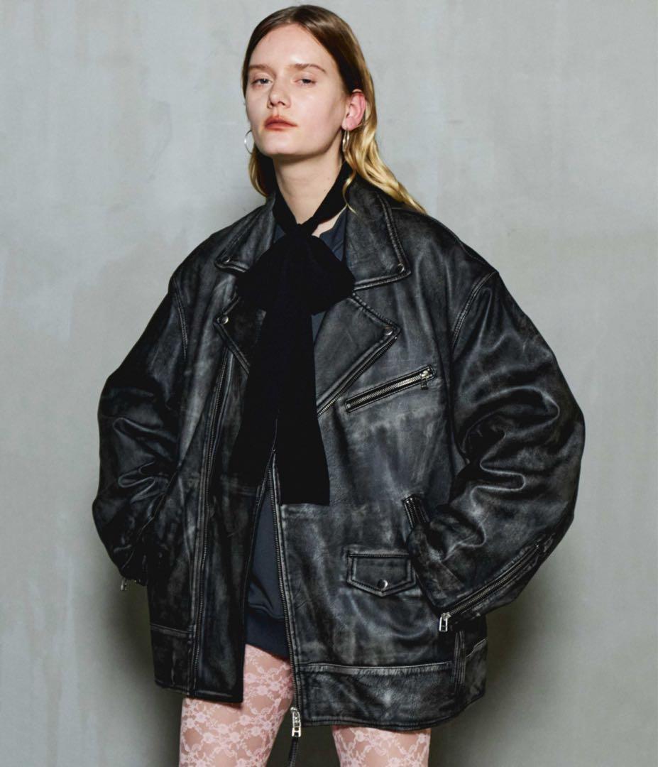 Leather Riders Jacket/レザーライダースジャケット