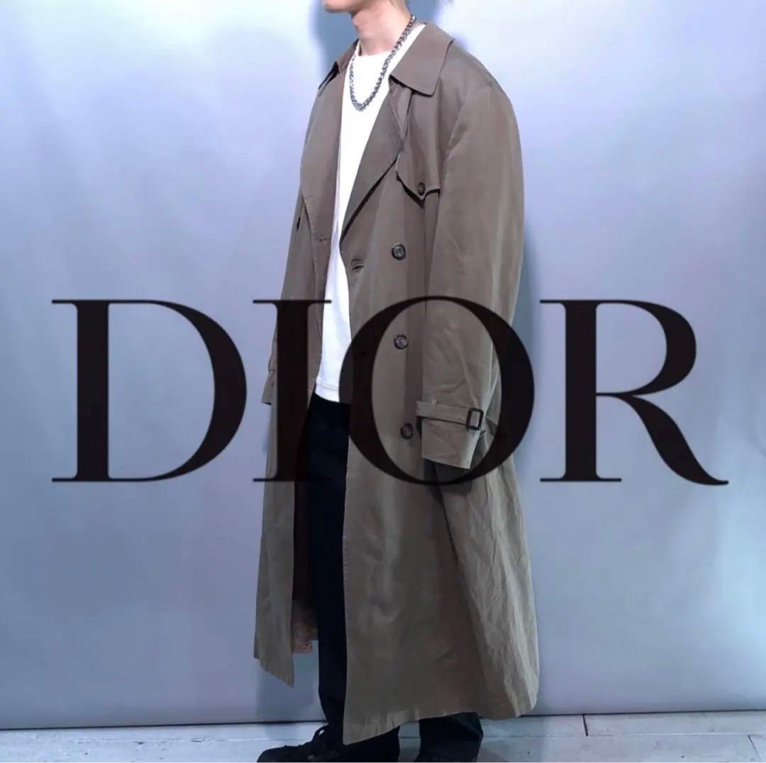 古着 80s Christian Diorトレンチコート ライナー完備