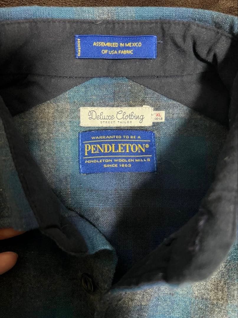 PENDLETON × Deluxe Clothing ウールシャツ