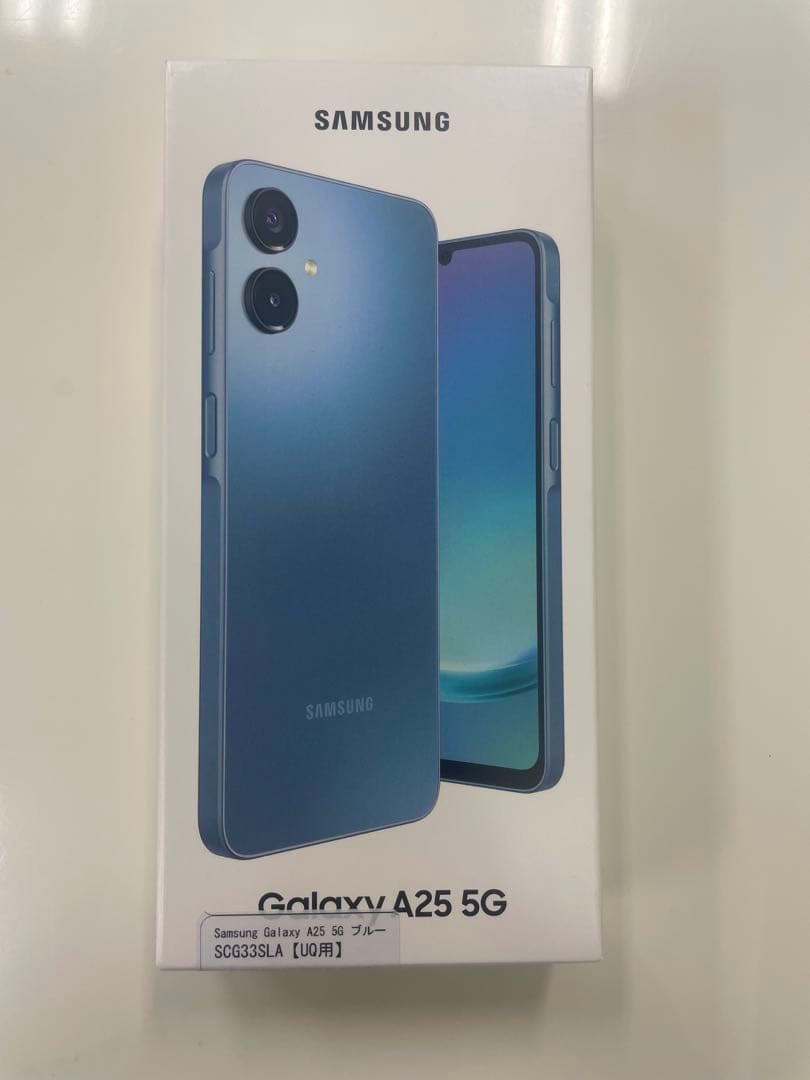 Samsung Galaxy A25 5G 本体 ブルー 新品未開封