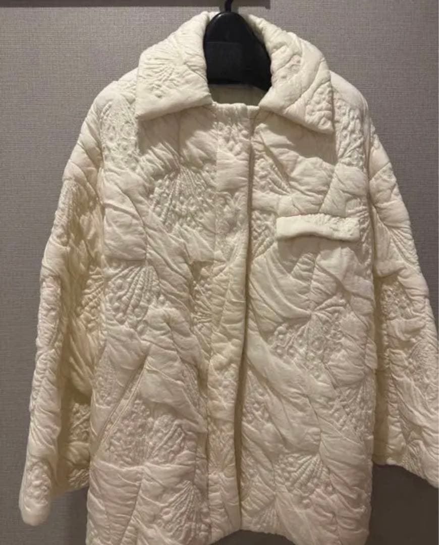 ジャケット・アウター Rosary Moon Fluffy Jacquard Quilted Coat