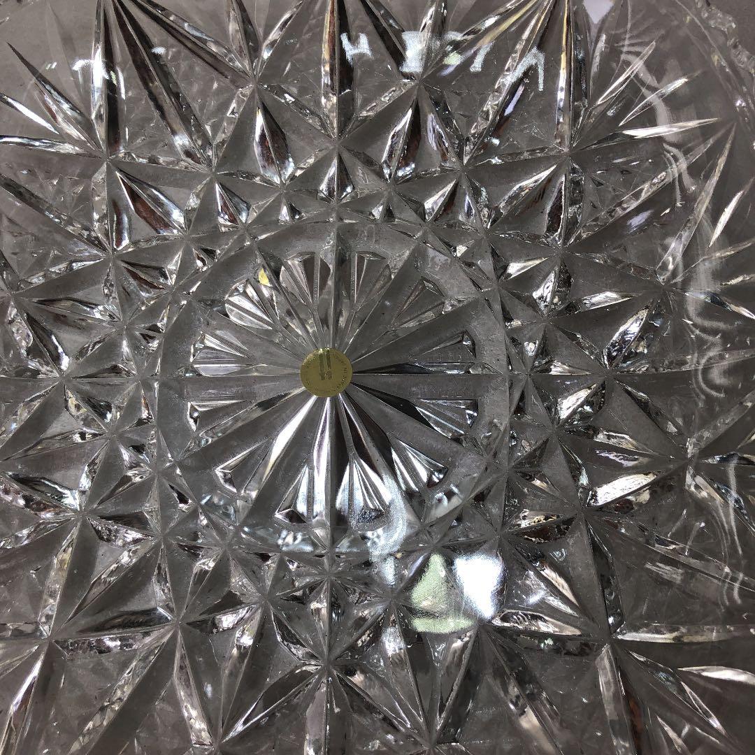 ガラスのカゴ23センチ× 24センチ　HOYA