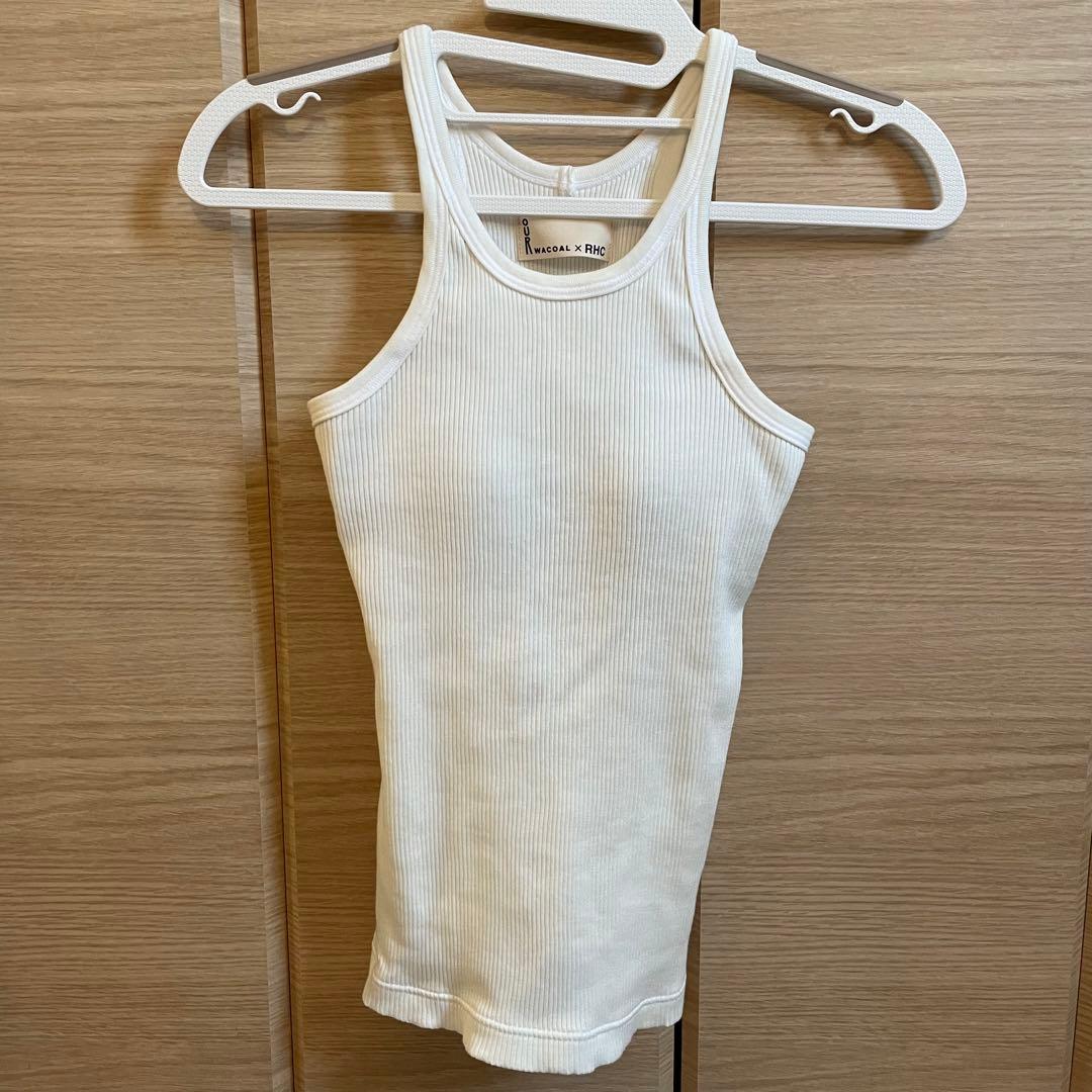 RHC×WACOAL カップイン アメリカンスリーブ タンクトップ　白黒セット