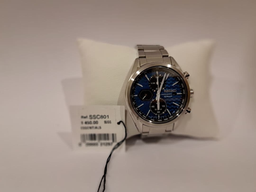 最終値下げSEIKO SSC801 ソーラー クロノグラフ