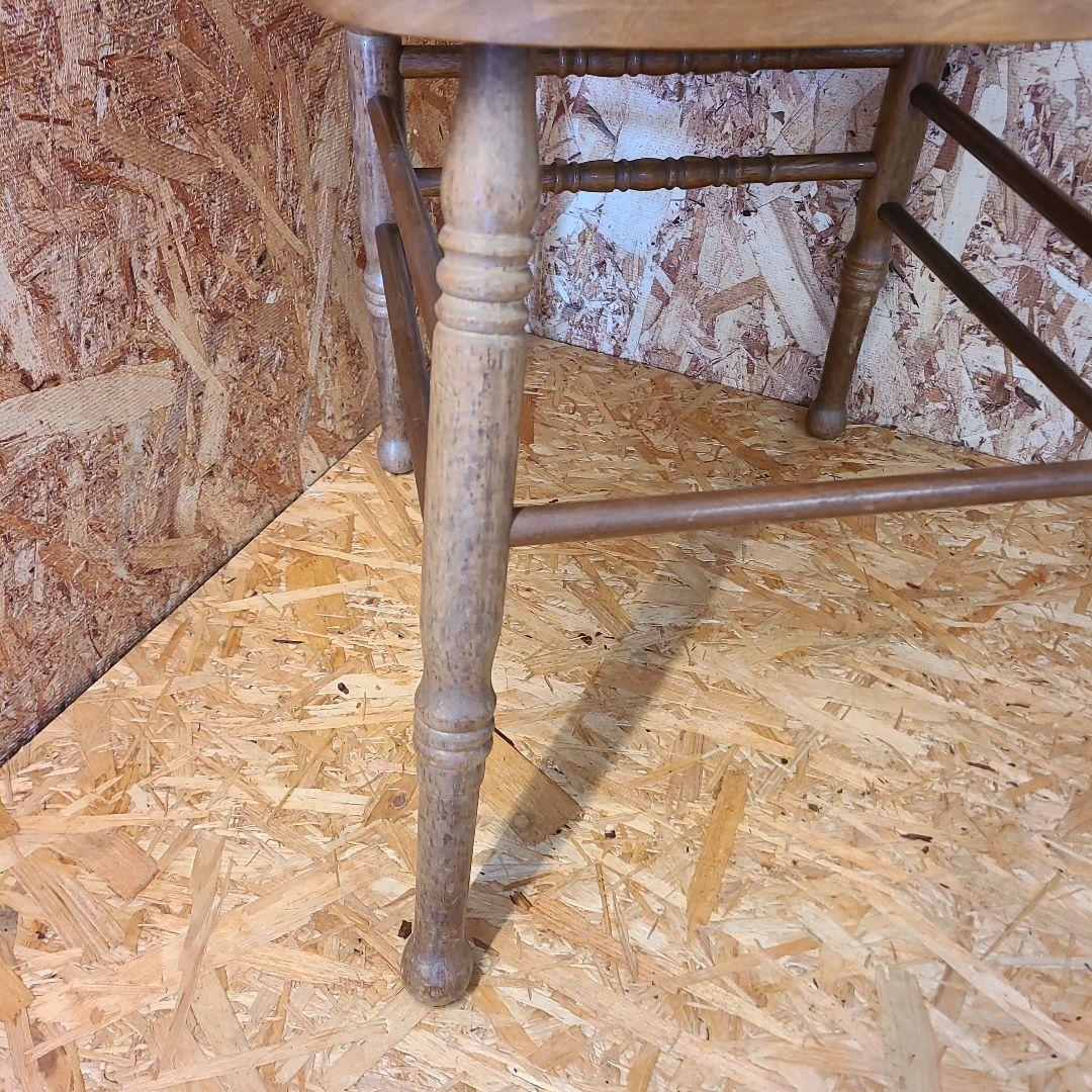 6 山善 椅子 アンティーク調 チェア　ウィンザーチェア