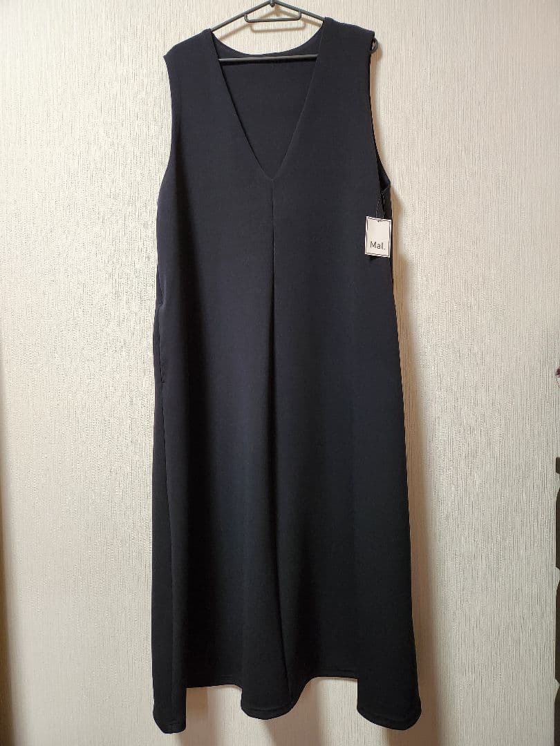 ユリ❗Mal.ボンディングワンピース 黒
