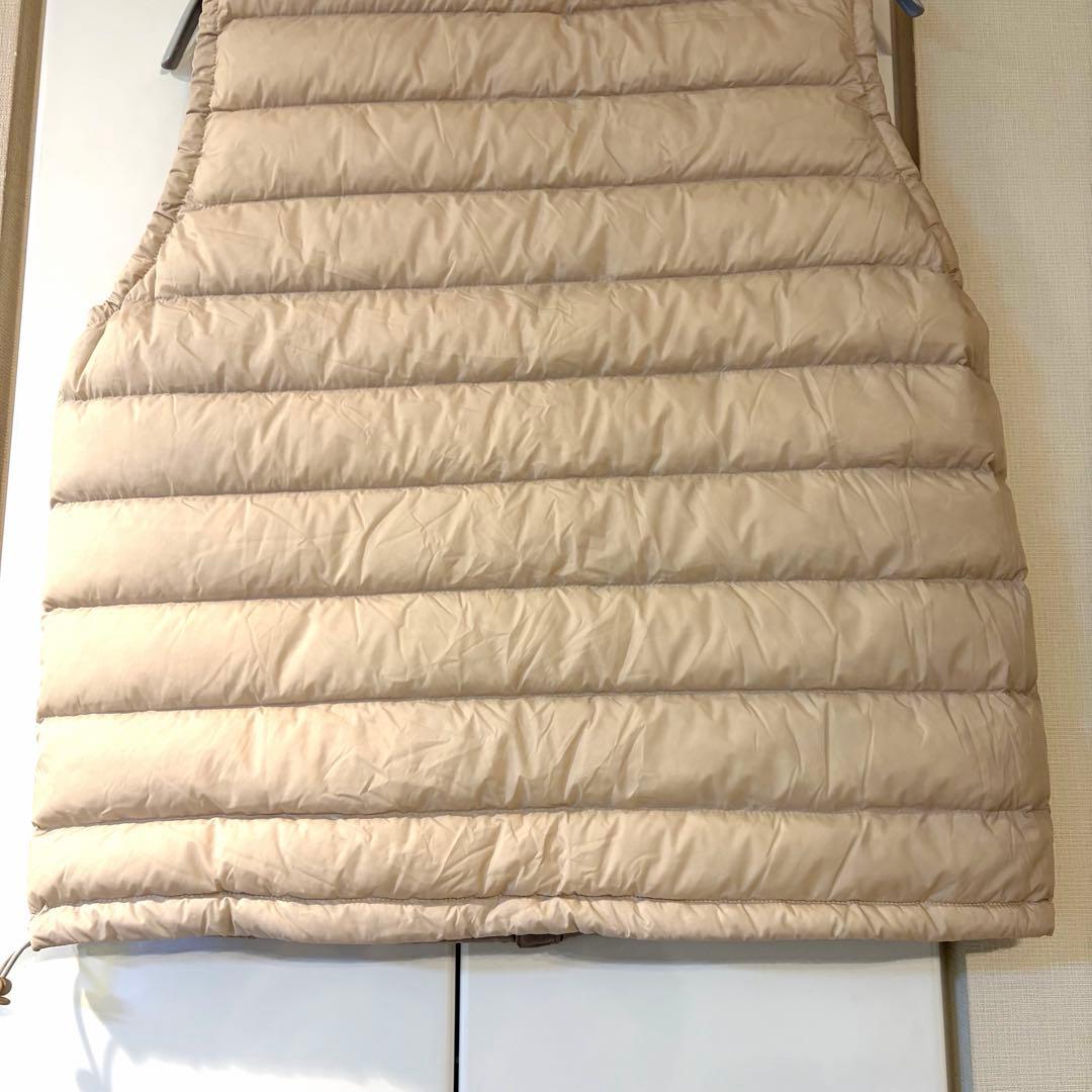 DANTON ダントン インナーダウンベスト ベージュ M 軽量 防寒 綺麗