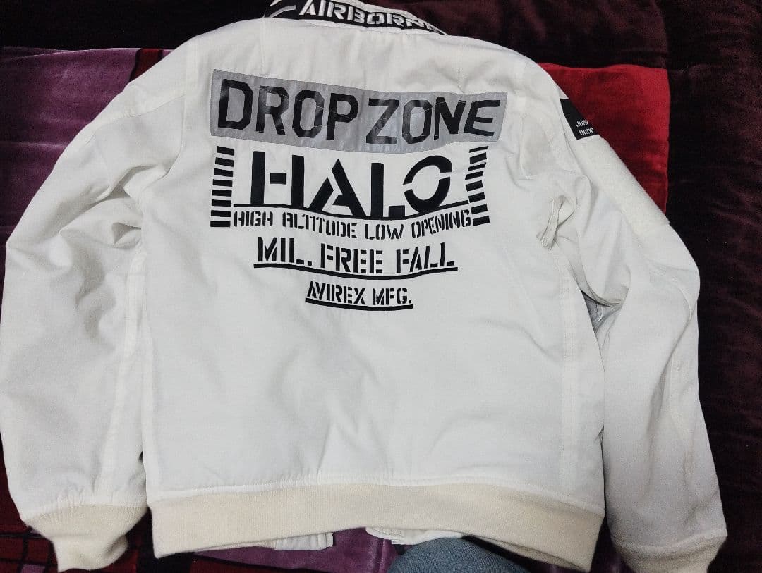 AVIREX MA-1 フライトジャケット ホワイト