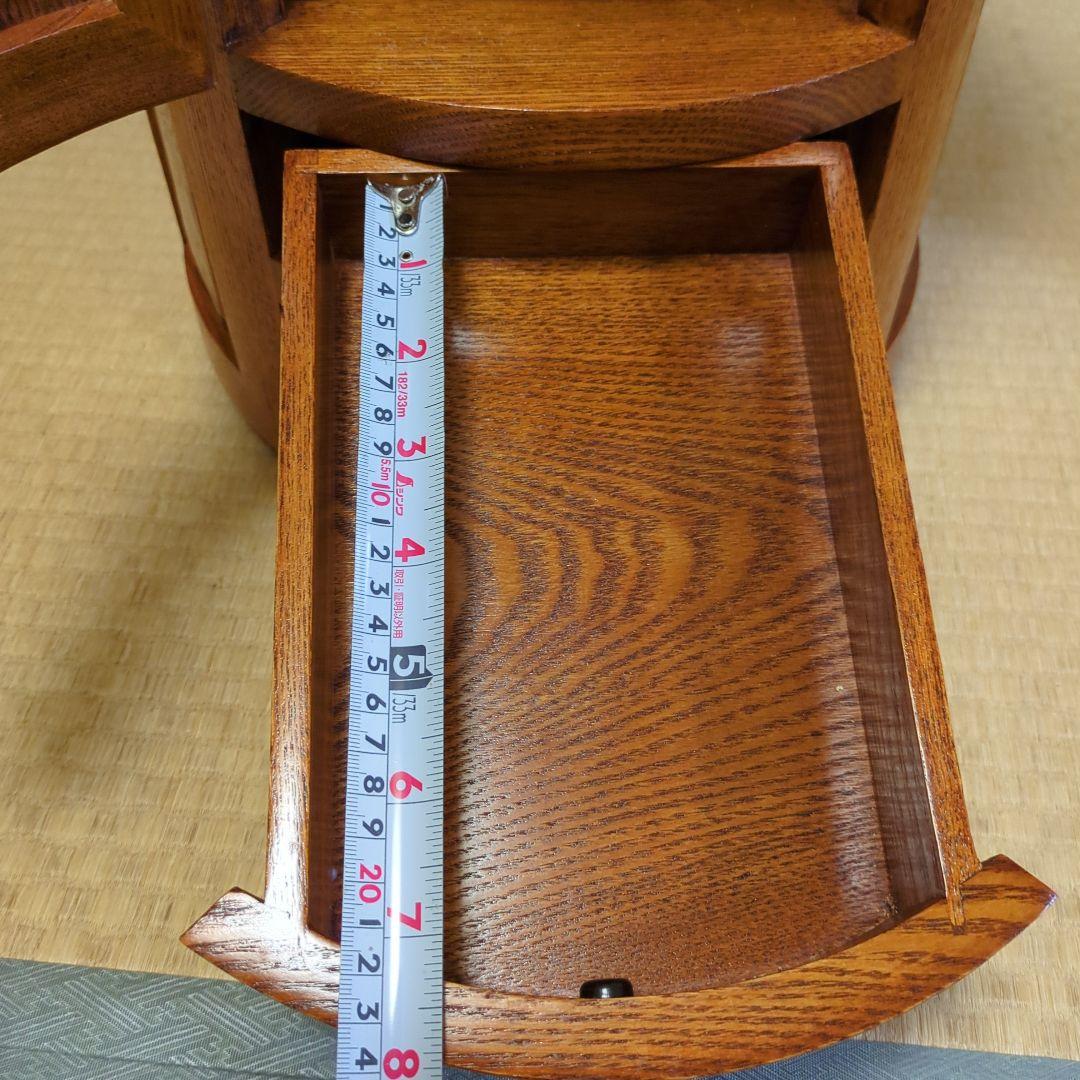 木製収納キャビネット 直径約32㌢