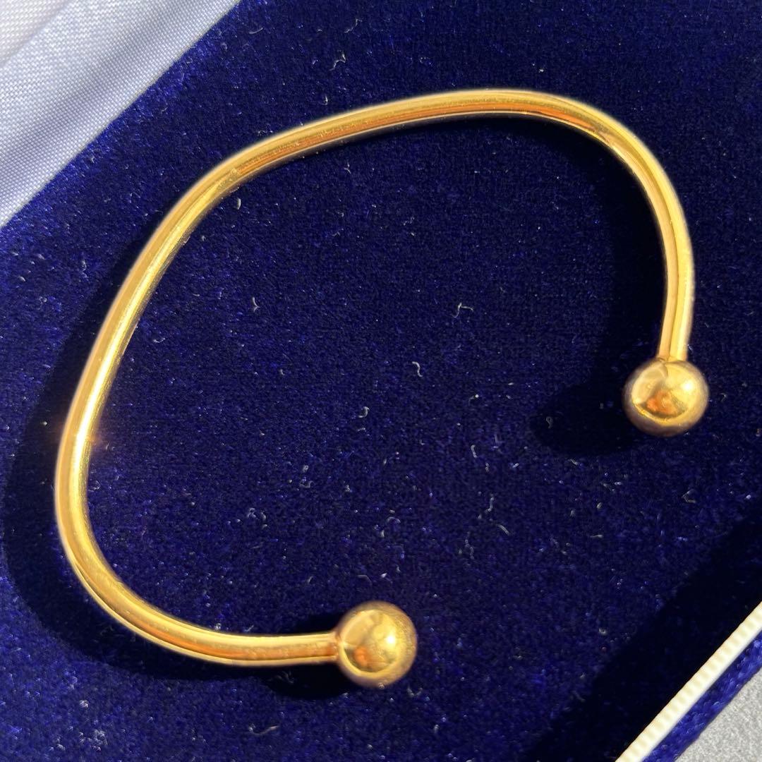 K18 COSMOS 磁気ブレスレット　コスモス　遺品整理　マグネット　ゴールド