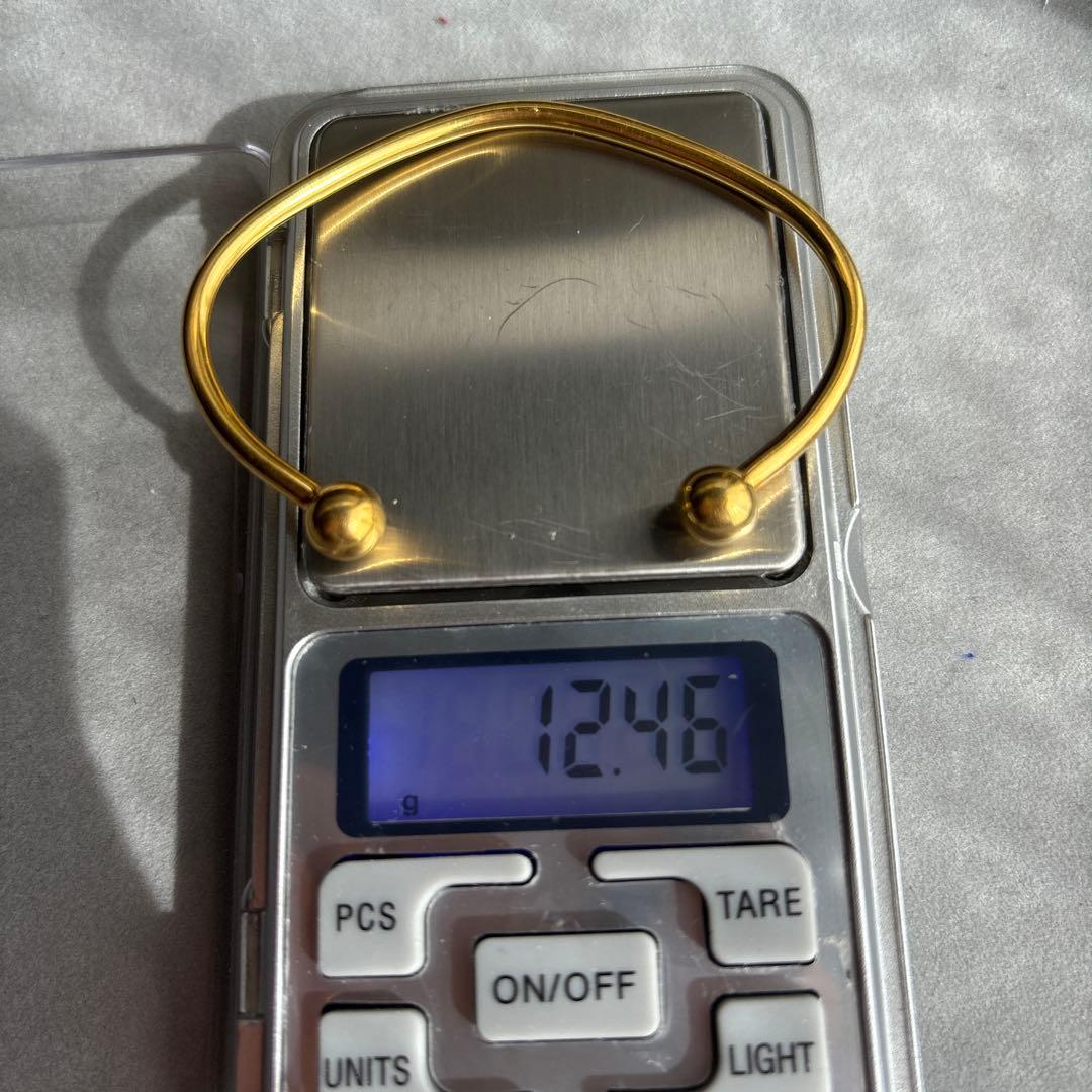 K18 COSMOS 磁気ブレスレット　コスモス　遺品整理　マグネット　ゴールド