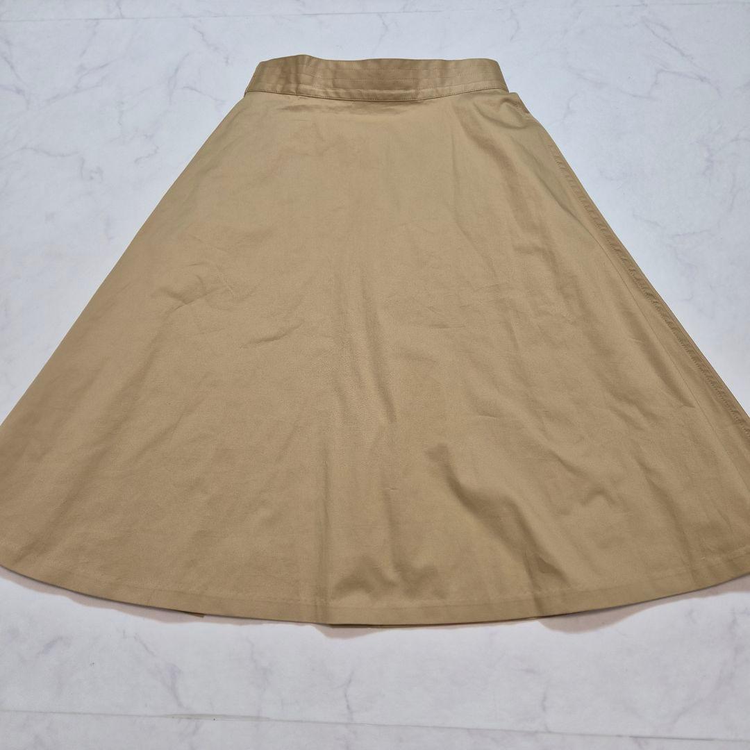 【タグ付き】BLUE LABELCRESTBRIDGEクリアソフトツイルスカート