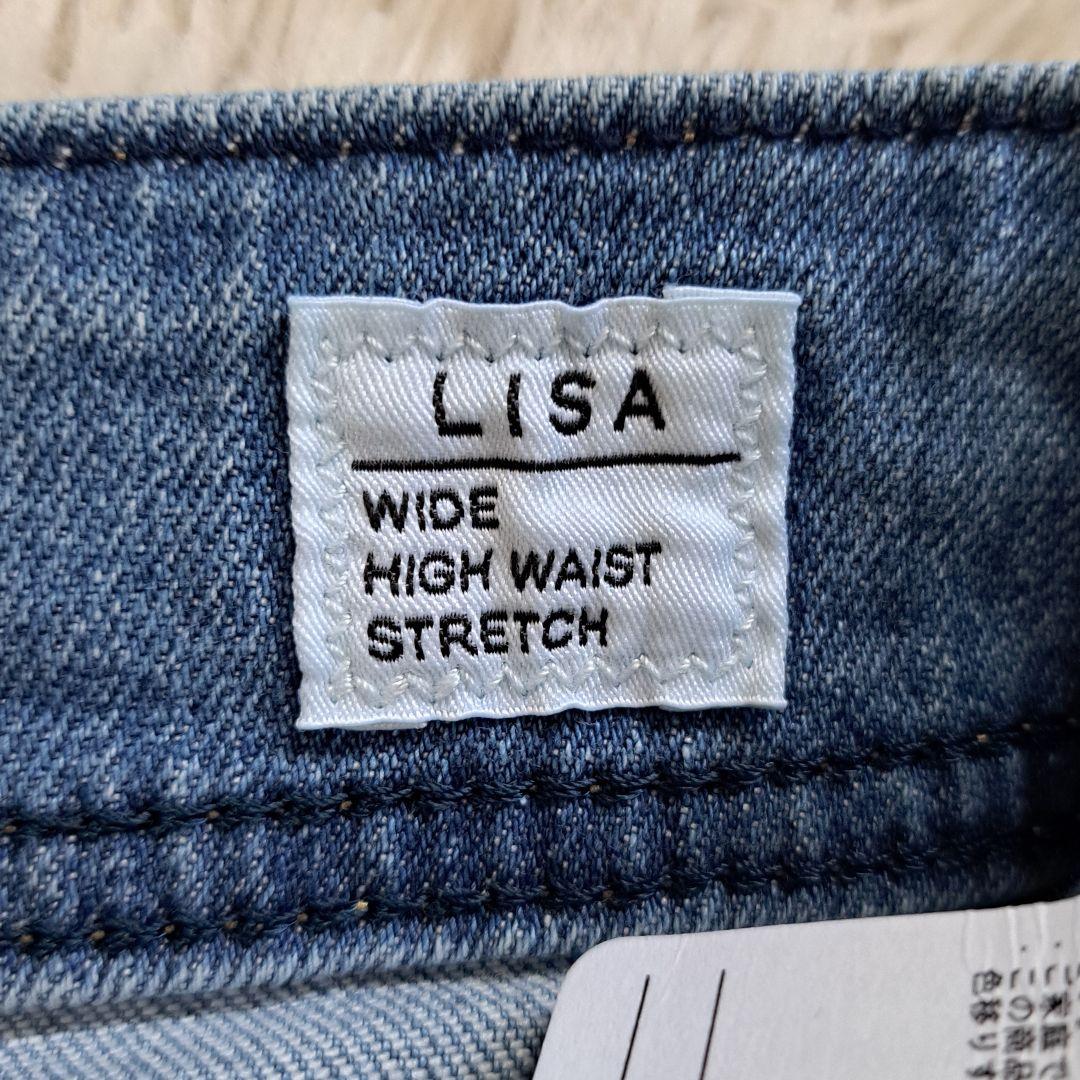 新品タグ付 24SS 別注 SOMETHING LISA スーパーワイドデニム