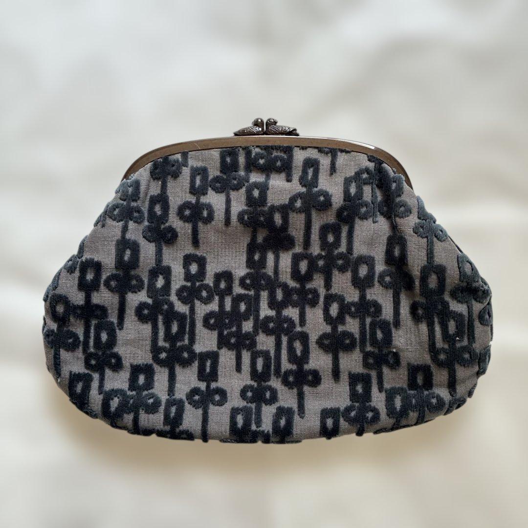 ミナペルホネン cuddle bag chorus 鳥さん口金　難あり