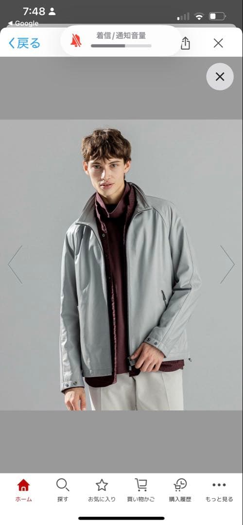 ✨美品JOSEPH HOMM フード付きレザージャケット グレーサイズ50羊革