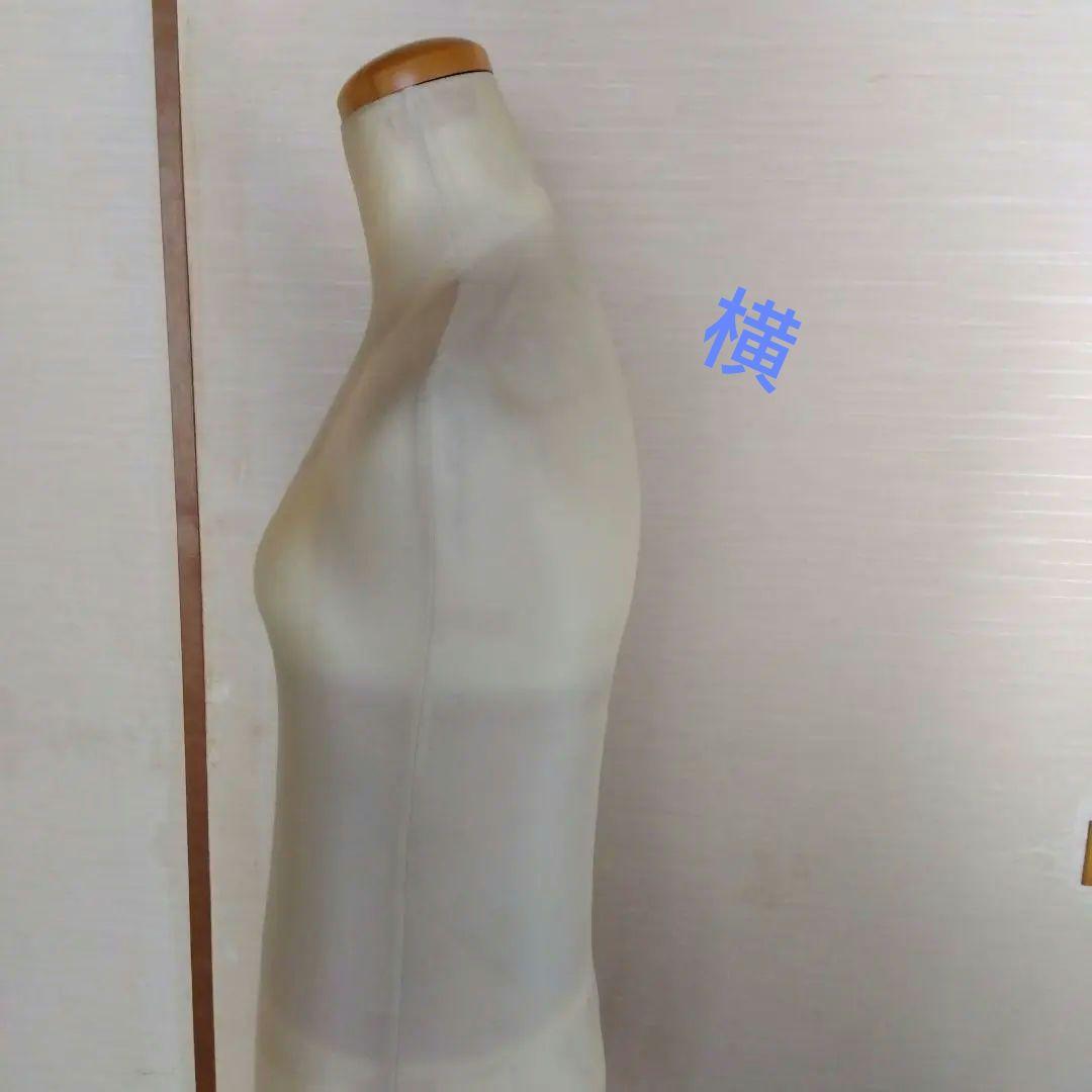 着付け練習ボディ　ベージュ マネキン ポリエステル製 　土台木製