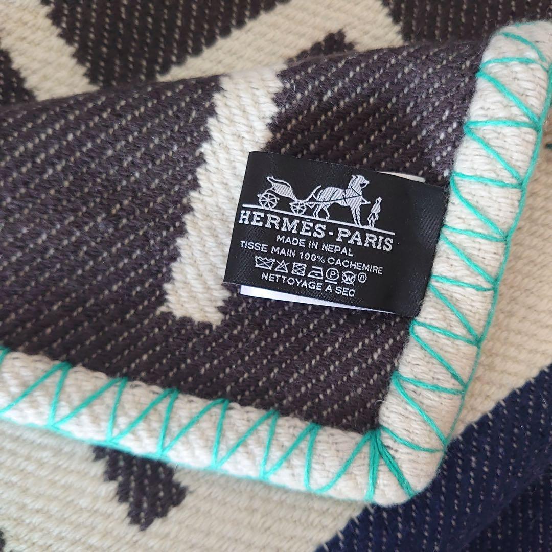 【ネパール製カシミヤ】HERMESアヴァロンHクラブ未使用品20%OFF
