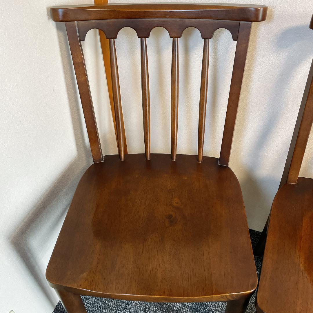 希少　ウィンザーチェア　ヴィンテージ ダイニングチェア 4脚セット ウォルナット