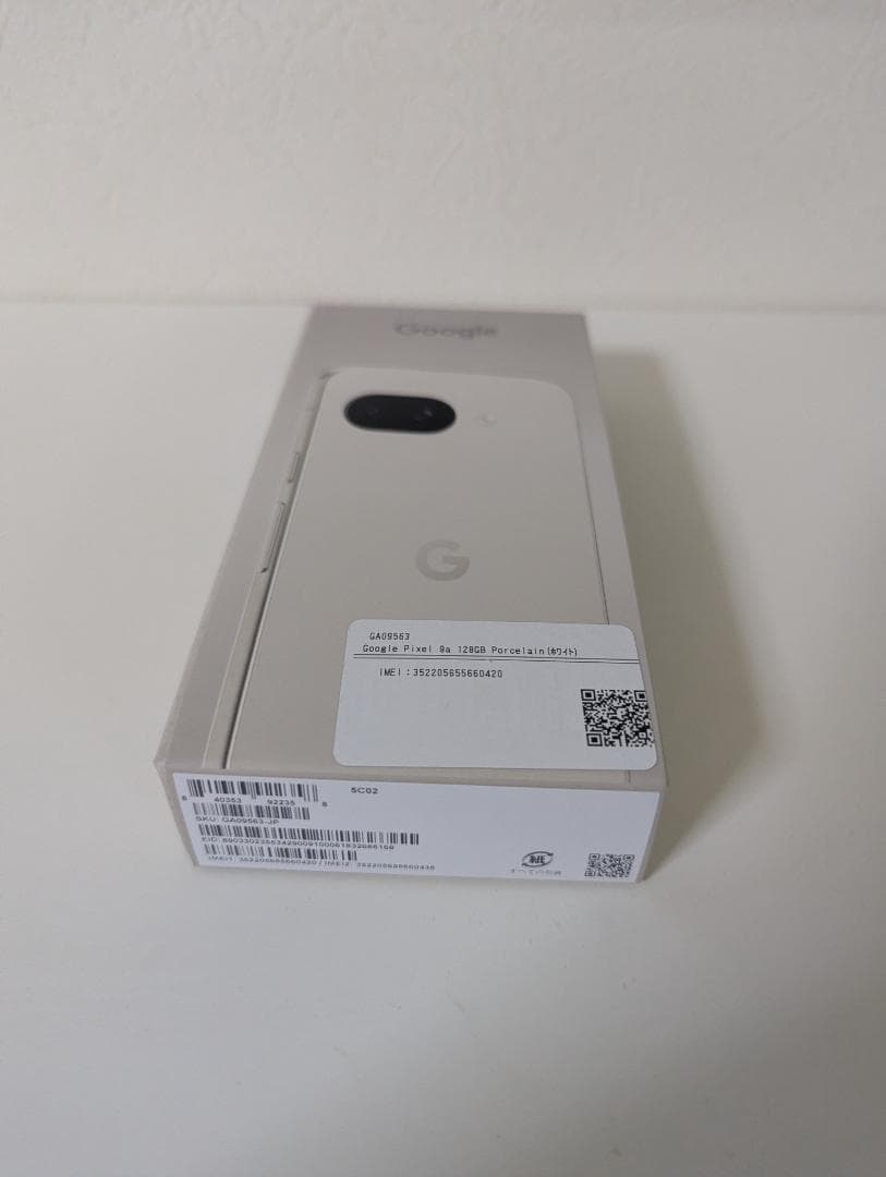 【新品未使用】Google Pixel9a 128GB Porcelain