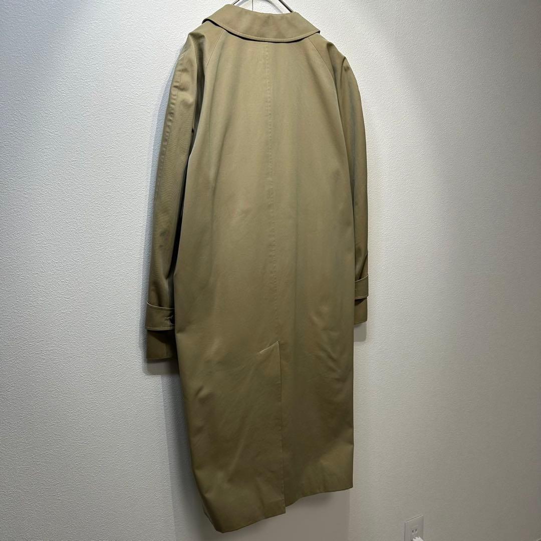 希少 アクアスキュータム 上質 チェック柄 デザイン ステンカラーコート