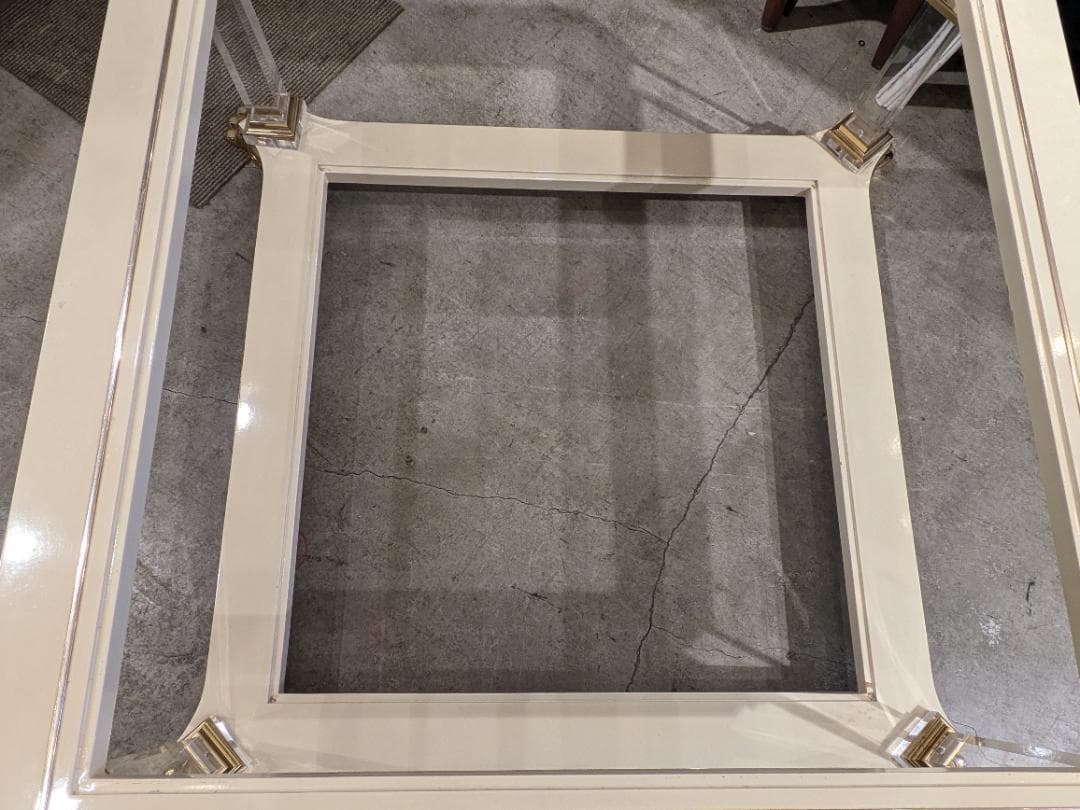 1【高級55万】 イタリア センターテーブル エレガント 猫脚 テーブル 大