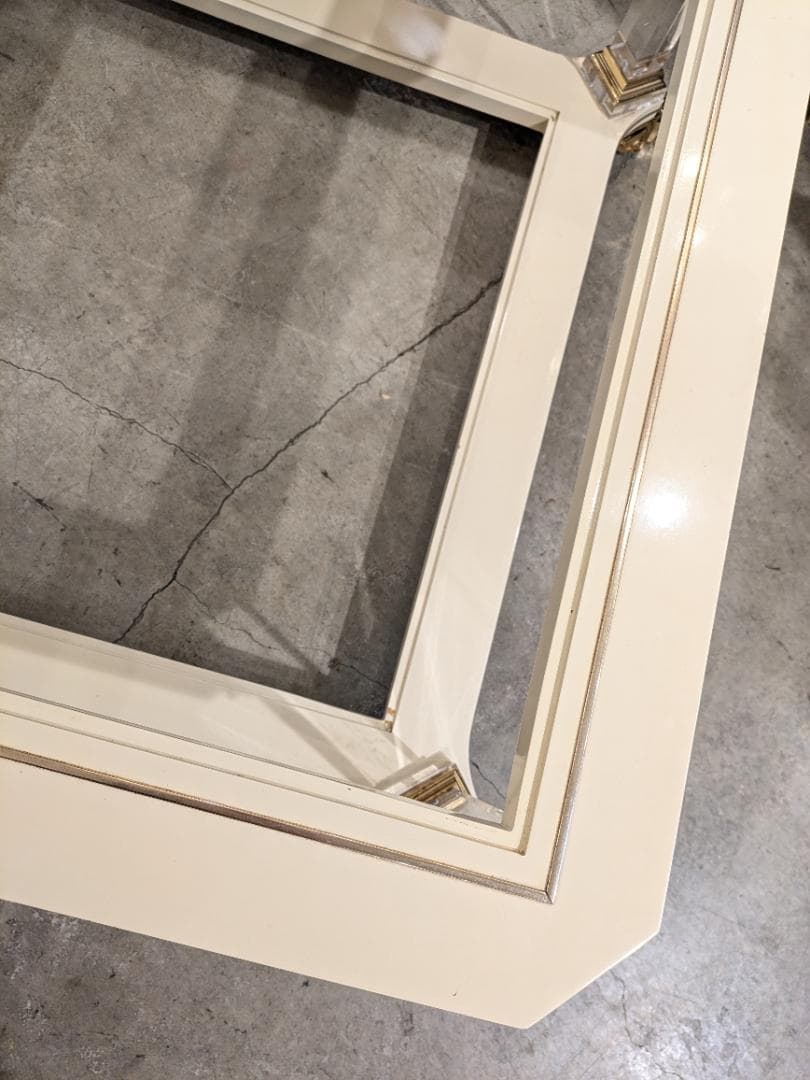 1【高級55万】 イタリア センターテーブル エレガント 猫脚 テーブル 大