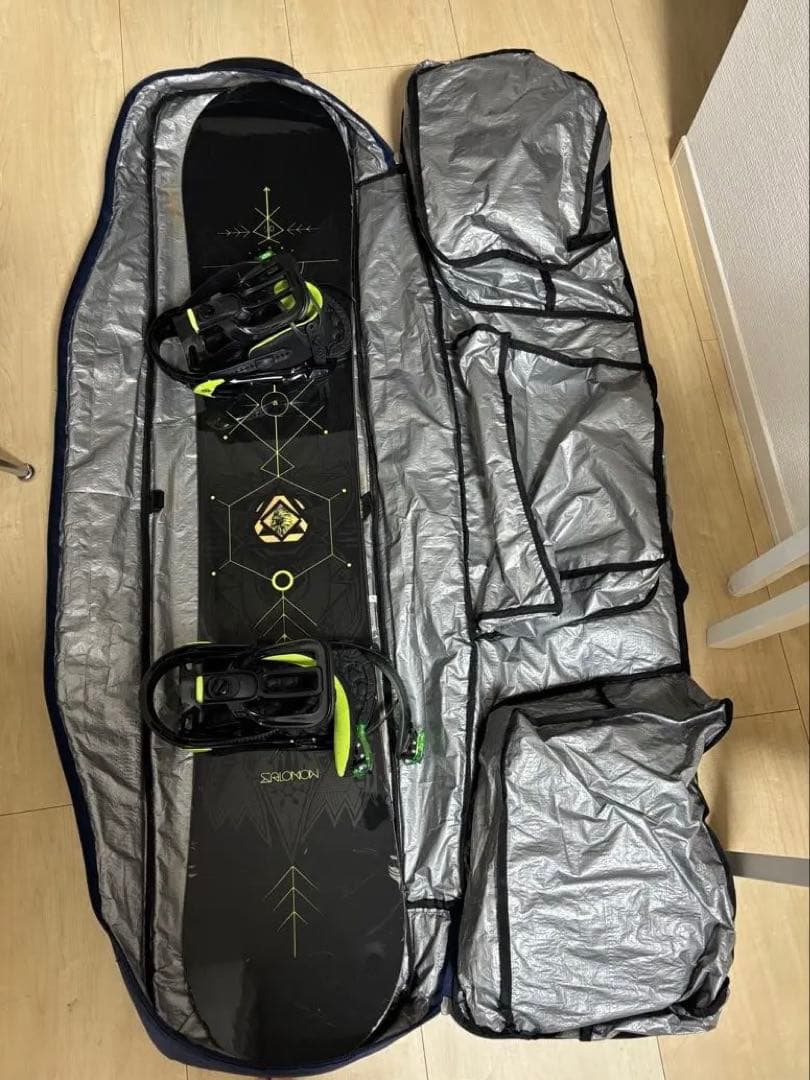 solomonスノーボード靴セット ボードケース付き