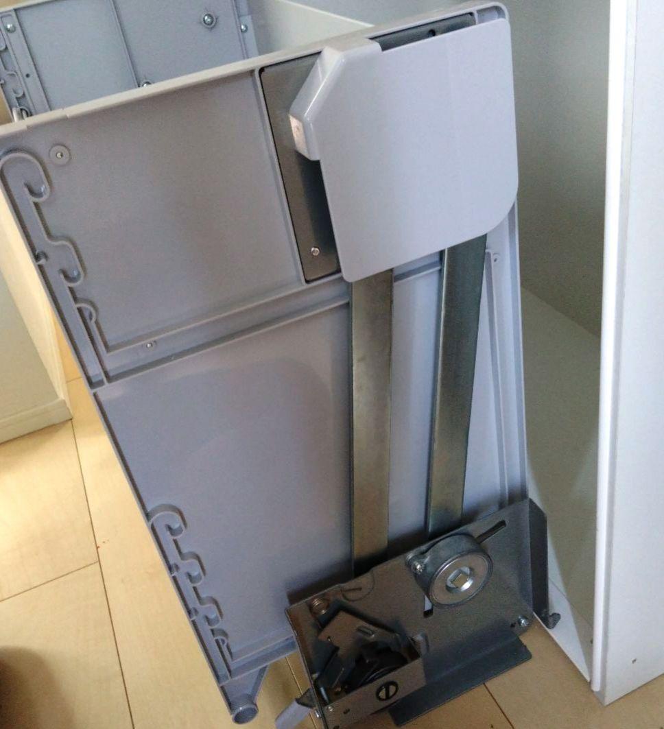 ダウンキャビネット　750mm幅　昇降式　吊戸棚　オークス