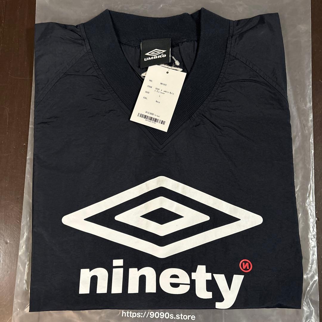 9090 x umbro Nylon Pullover L サイズ