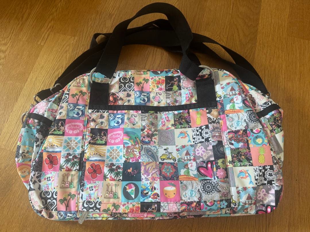 【ほぼ新品！】LeSportsac パッチワーク マザーズバッグ
