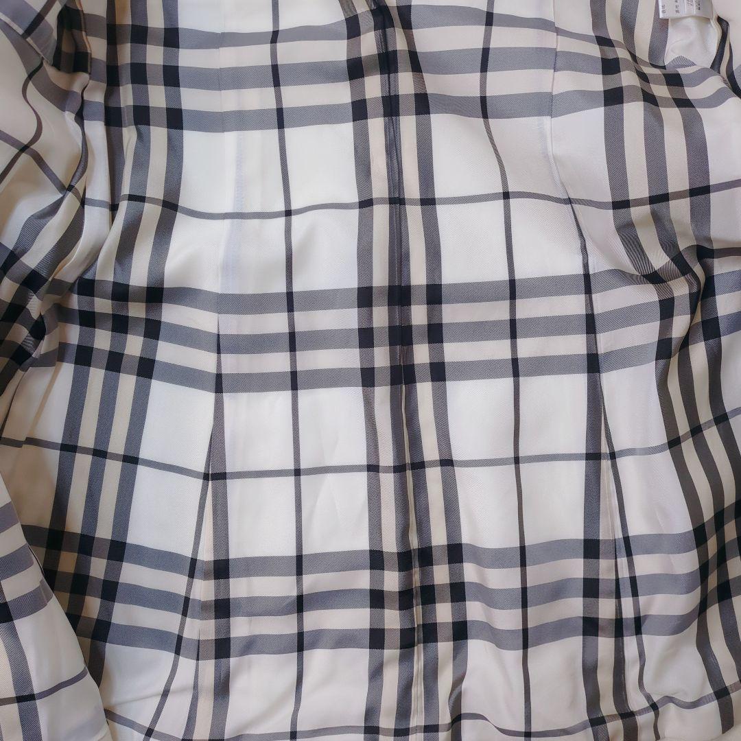 【良品】BURBERRY アンゴラ チンストラップ ノバチェック L相当