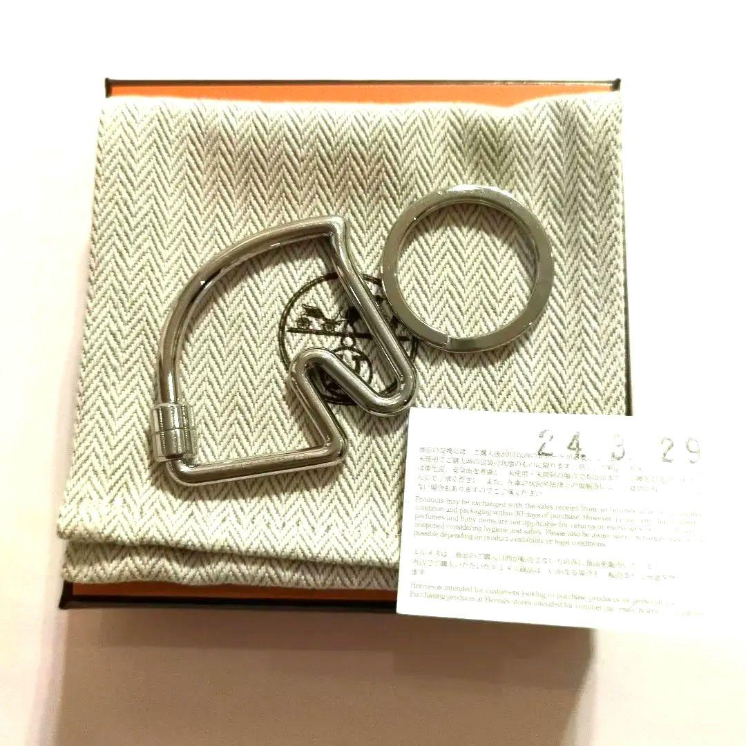 なな HERMES エルメス シュヴァル キーリング ホース キーホルダー