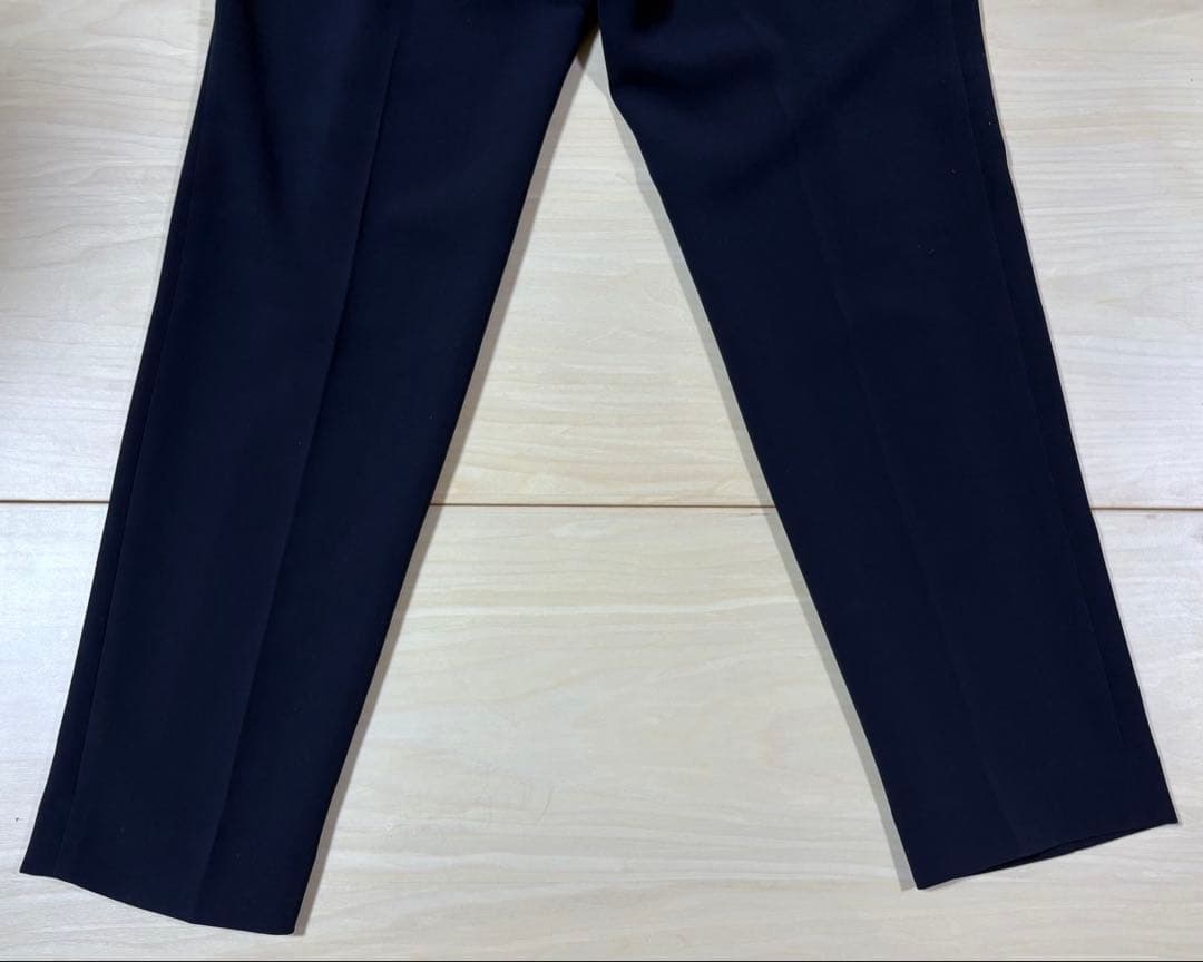 極美品✨ PLST トリアセブランド ノーカラー セットアップ 紺 S 2023