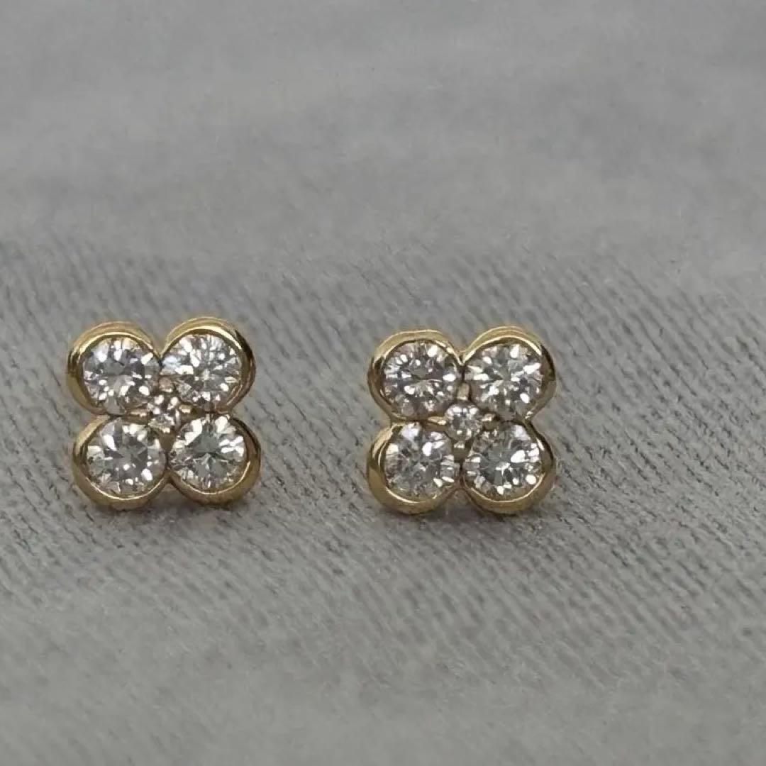 ヴァンドーム　k18 ダイヤ　ピアス